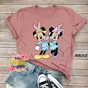 Easter Mickey and Minnie Shirt, Disney Shirt